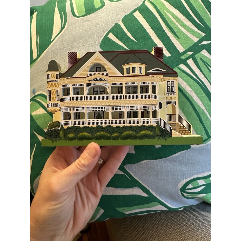 Sheila's Collectible Sottile House Charleston SC Handmade USA 1996 Wooden VTG